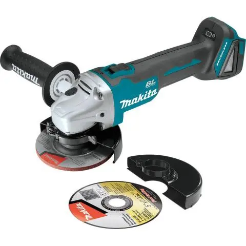Makita XAG04Z 18V LXT Lithium Ion Brushless Cordless 4 1 2 5 Cut Off Angle Grinder