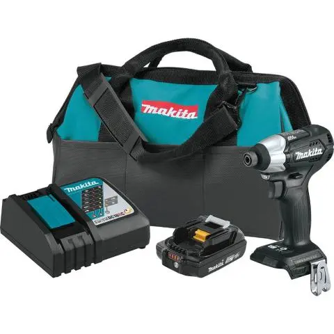 Makita XDT15R1B 18V LXT Lithium Ion Sub Compact Brushless Cordless Impact Driver Kit 2.0Ah