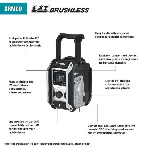 Makita 18v jobsite radio hot sale