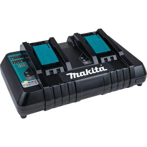 Makita BL1850B2DC2 18V LXT Lithium Ion Battery and Dual Port Charger Starter Pack 5.0Ah
