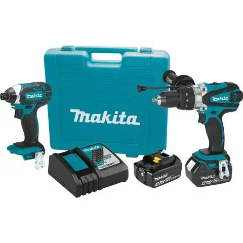 Makita XT263M 18V LXT Lithium Ion Cordless 2 Pc. Combo Kit 4.0Ah