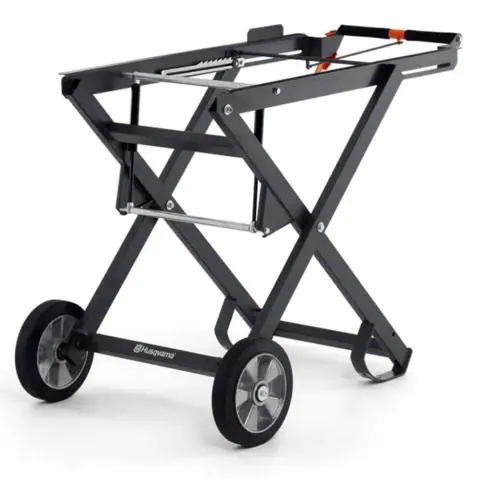 Husqvarna MS 360 Masonry Saw Adjustable Rolling Stand