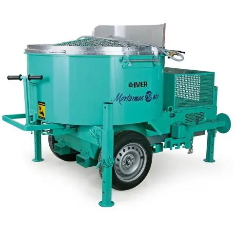 Imer Mix 750 Plus (Mortarman 750) Vertical Shaft Towable