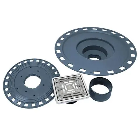 Hydro Ban 4 in. x 4 in. Polished Steel Bonding Flange PVC Hydro Ban 4 in. x 4 in. Polished Steel Bonding Flange PVC