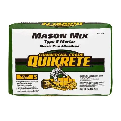 Quikrete Mason Mix Type S 80 lb Quikrete Mason Mix Type S 80 lb