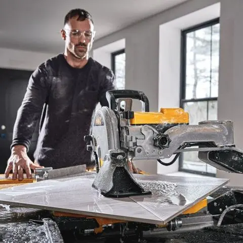 Dewalt cordless tile saw top