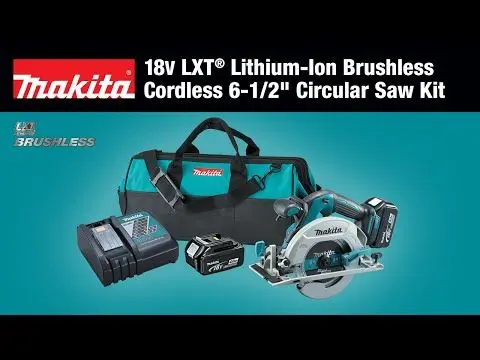 Makita XT616PT 18V LXT Lithium Ion Brushless Cordless 6 Pc. Combo Kit 5.0Ah
