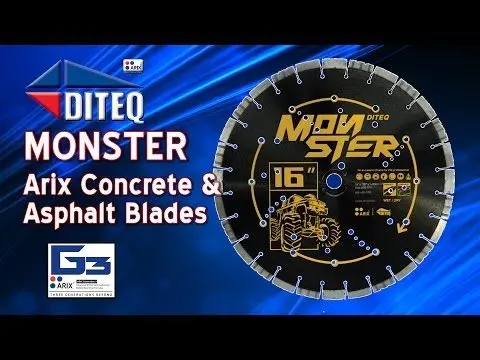 Diteq C-33AX Monster Concrete and Asphalt Blade