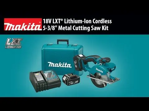 Makita XSC01Z 18V LXT Lithium Ion Cordless 5 3 8 Metal Cutting Saw