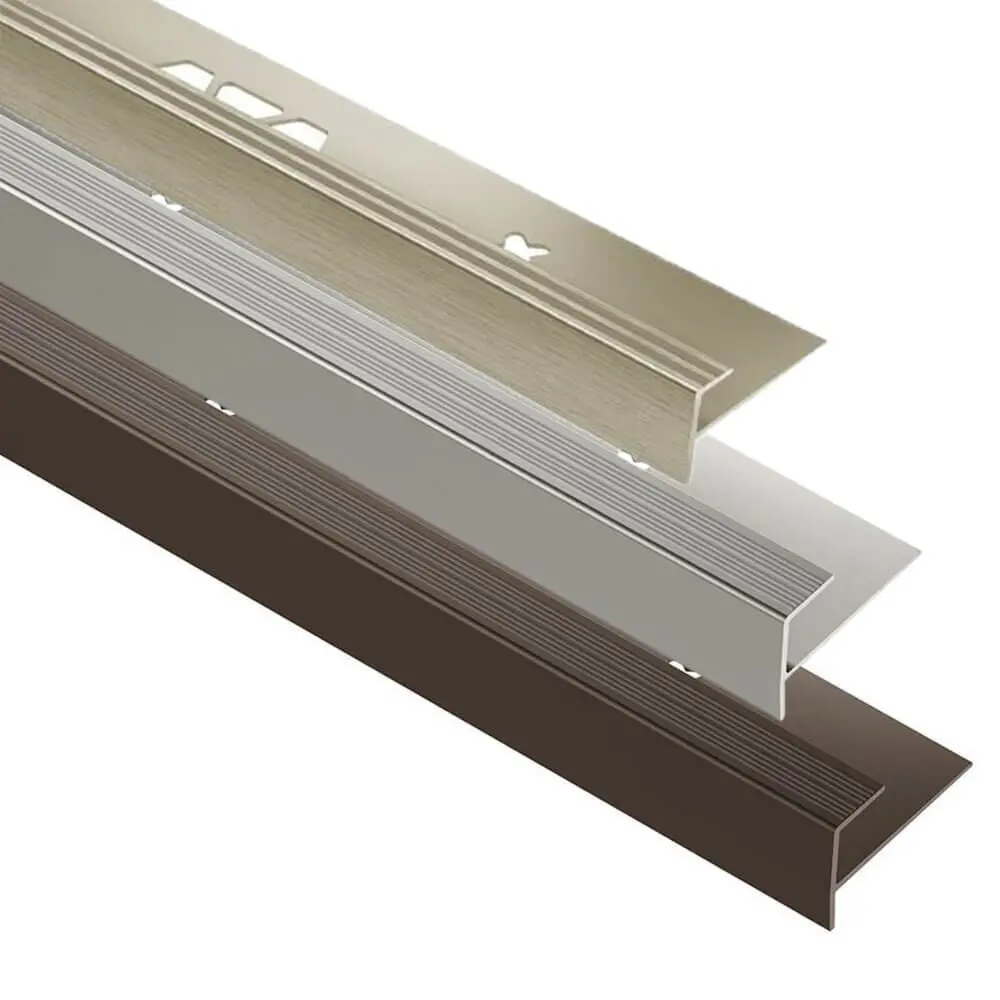 Vinpro Step R Schluter VINPRO-STEP Tile Edging Trim | 8 ft. 2-1/2 in.