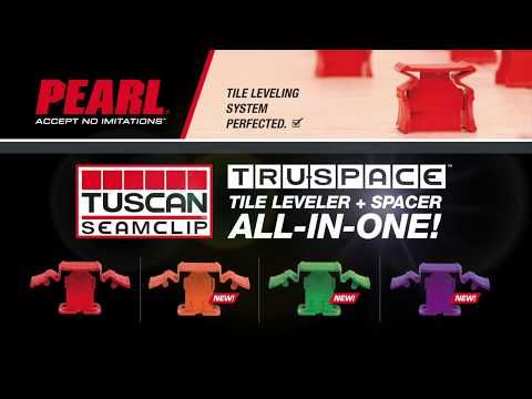 Tuscan Truspace Red Seamclip Leveling, Tuscan Tile Leveling System