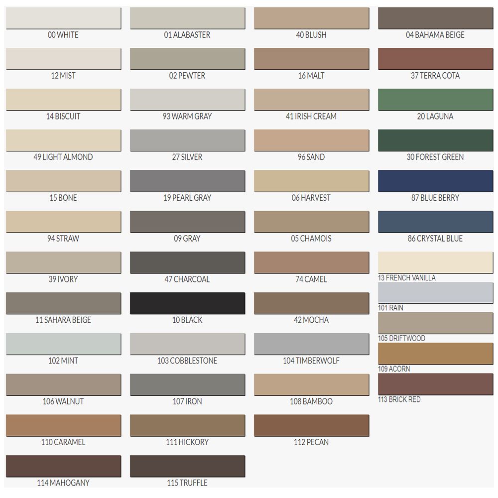 Mapei Grout Color Chart Colorfast Tile Grout Caulk Mapei Colors