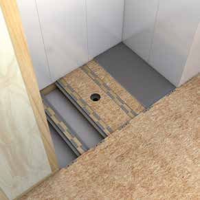 Wedi Fundo Ligno Subfloor Recess Installation Kit Us5000085