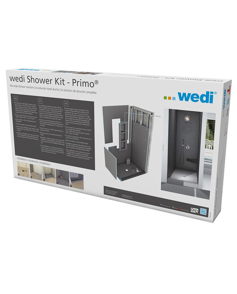 Wedi Fundo Primo Shower Kit