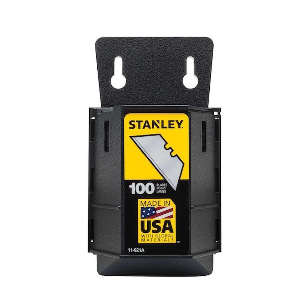 Stanley 11-921A Heavy-Duty Utility Blades w/ Dispenser - 100 Pack