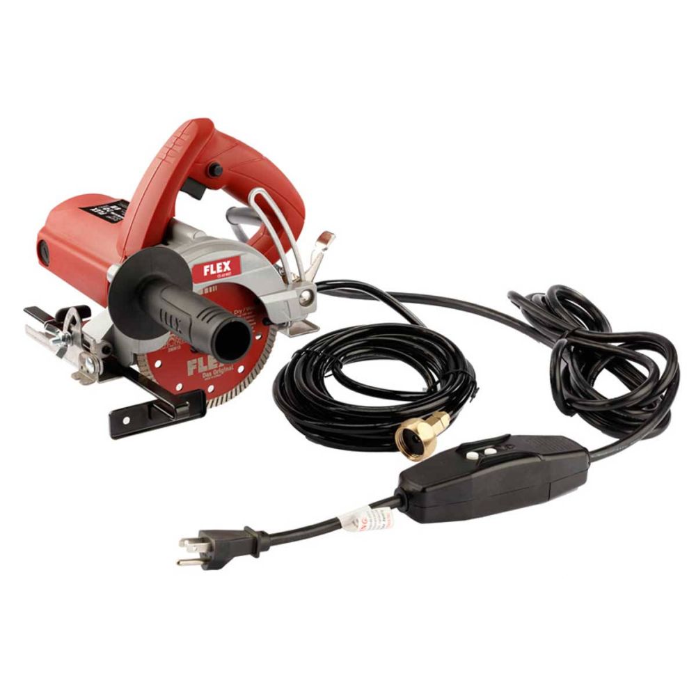 Flex wet outlet saw