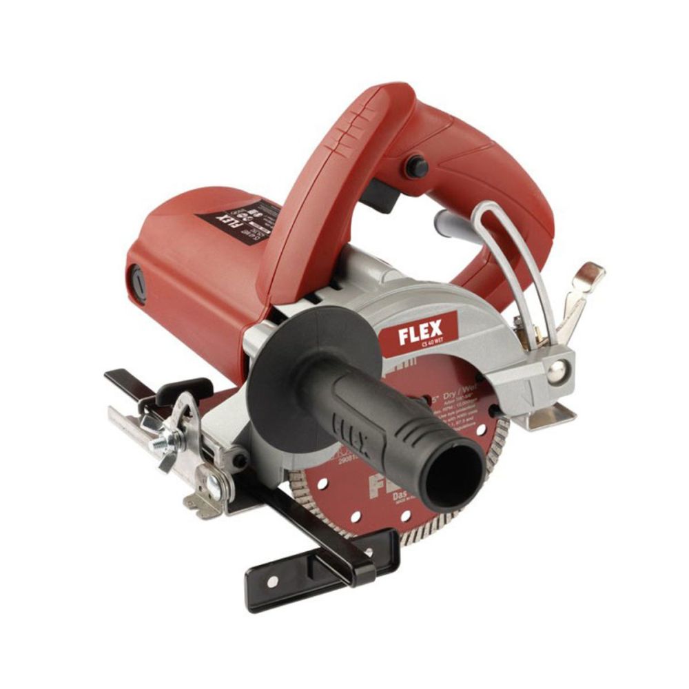 Flex wet outlet tile saw