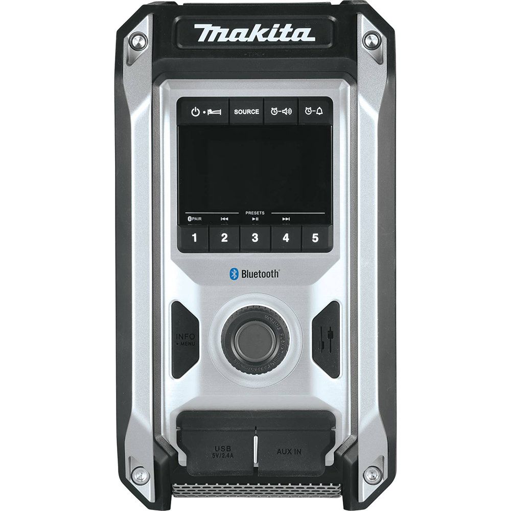 Makita XRM09B 18V LXT / 12V Max CXT Lithium-Ion Cordless Bluetooth Job Site Radio, Tool Only