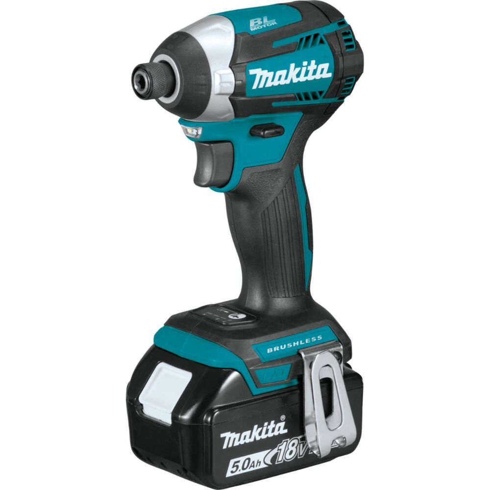 Makita XT453T 18V LXT Lithium‑Ion Brushless Cordless 4‑Pc. Combo Kit (5.0Ah)