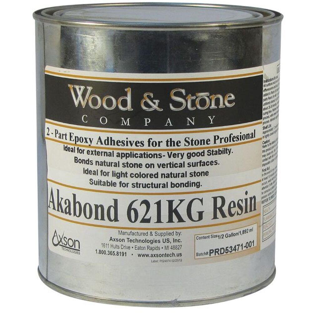 Axson Wood Stone Akabond 621 KG Gel Knife Grade Clear Epoxy 3