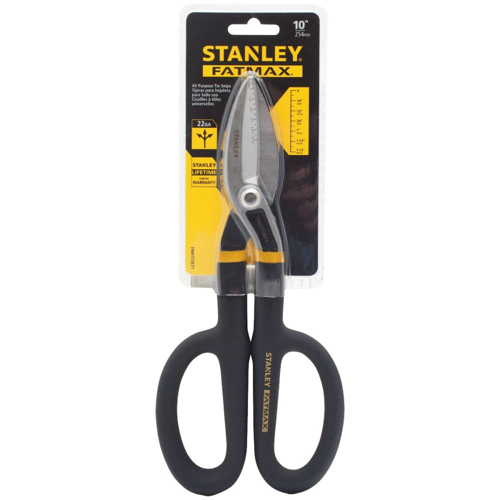 Stanley Fmht73571 FatMax All Purpose Tin Snips, 10