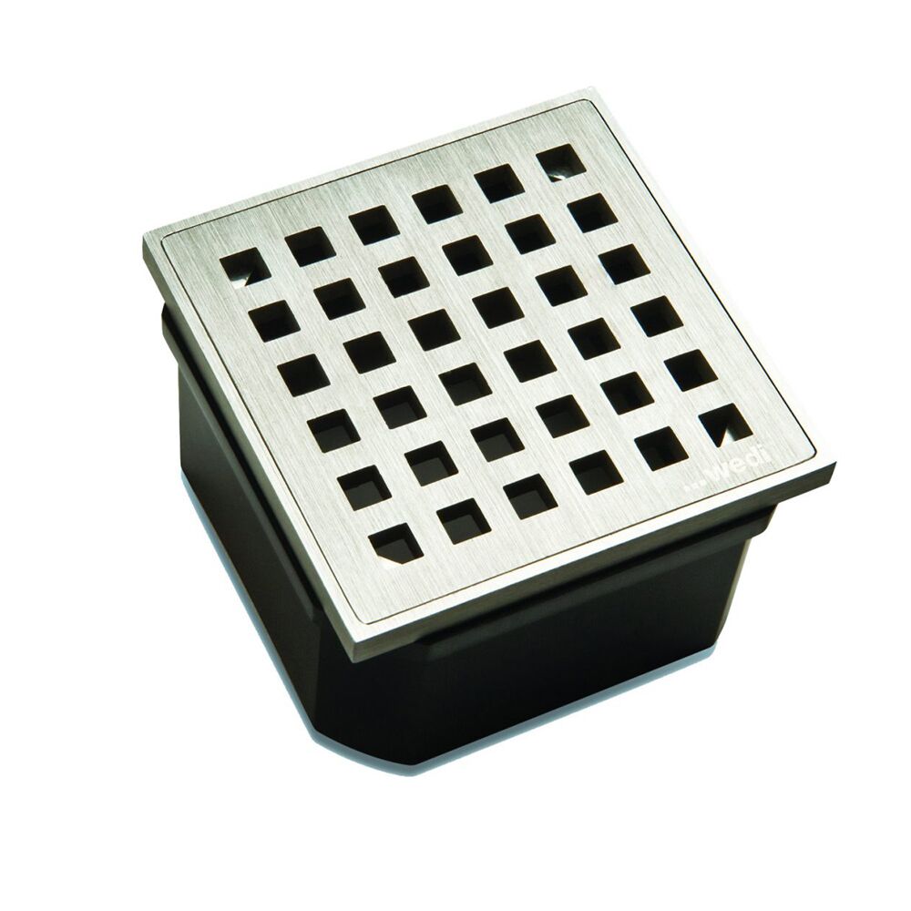 Wedi Fundo Drain Cover Sets - 4 x 4 (Drain Cover Only)