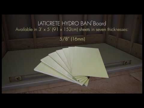 Laticrete Hydro Ban Pre-Sloped Shower Kit - 48 x 48 Center Drain
