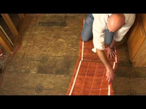 SunTouch TapeMats 3' wide 120v Floor Heating Mats - Various Sizes