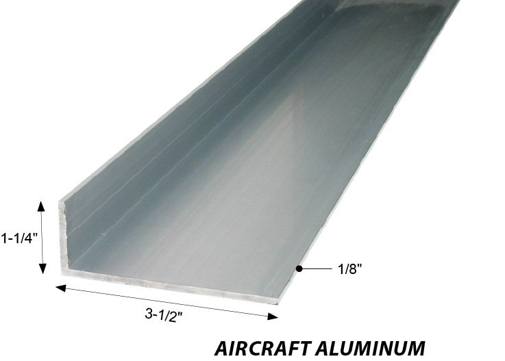 A. Bottini Enterprise Aluminum L Shape Straight Edge - 12 ft length