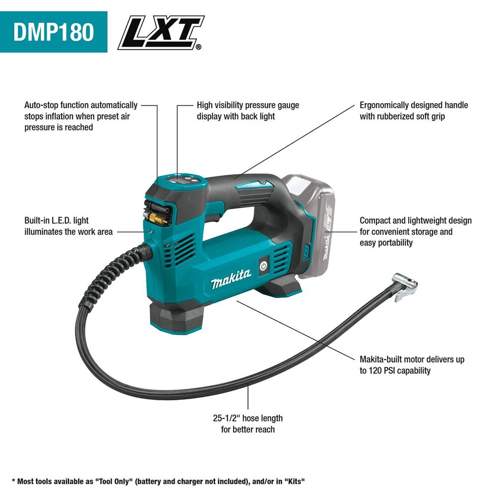 Makita 18v tyre inflator sales