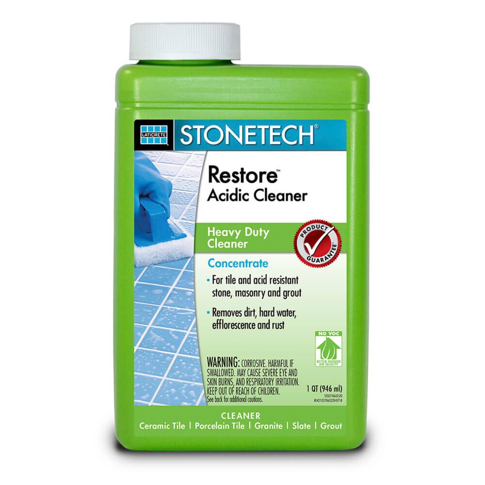 Laticrete StoneTech Restore Acidic Cleaner | Heavy-Duty Tile and