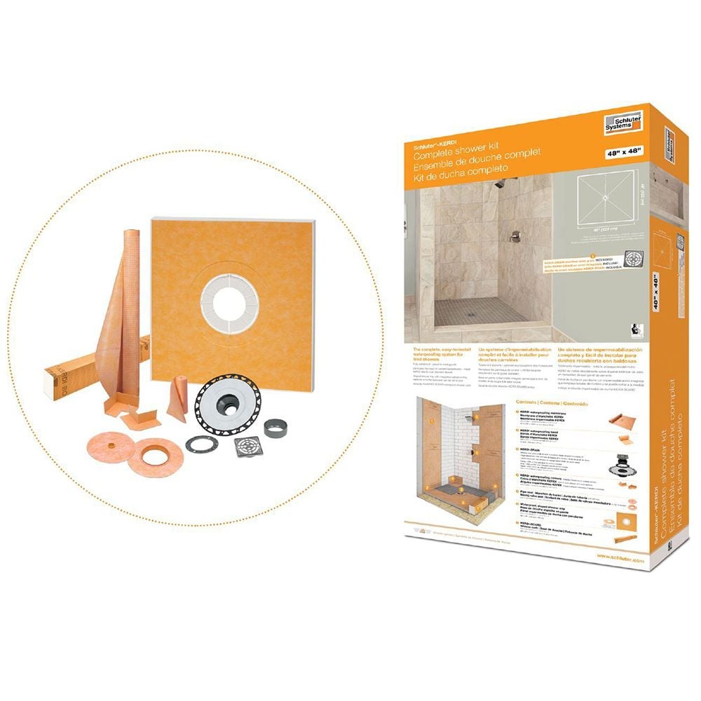 Schluter KERDI-SHOWER-KIT-FLG w/ Flange 2