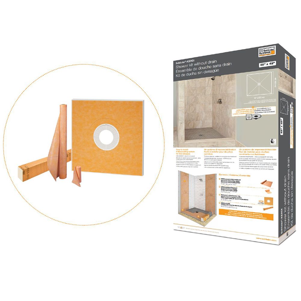 Kerdi shop shower system