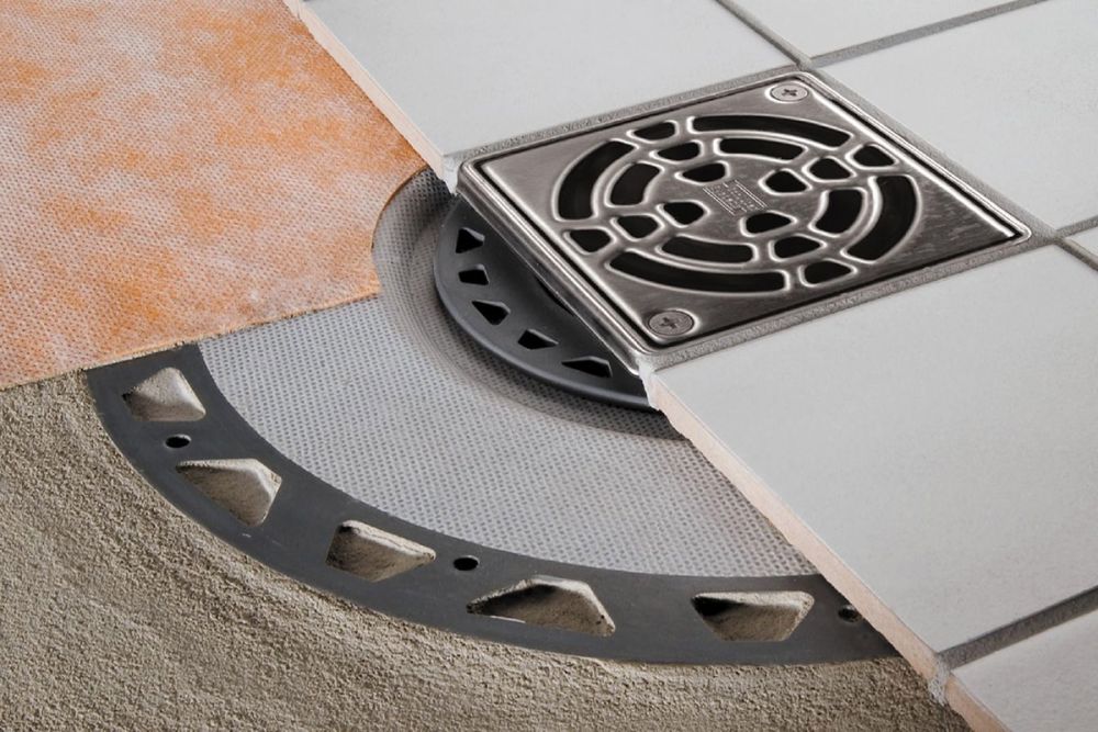 Pvc store drain flange