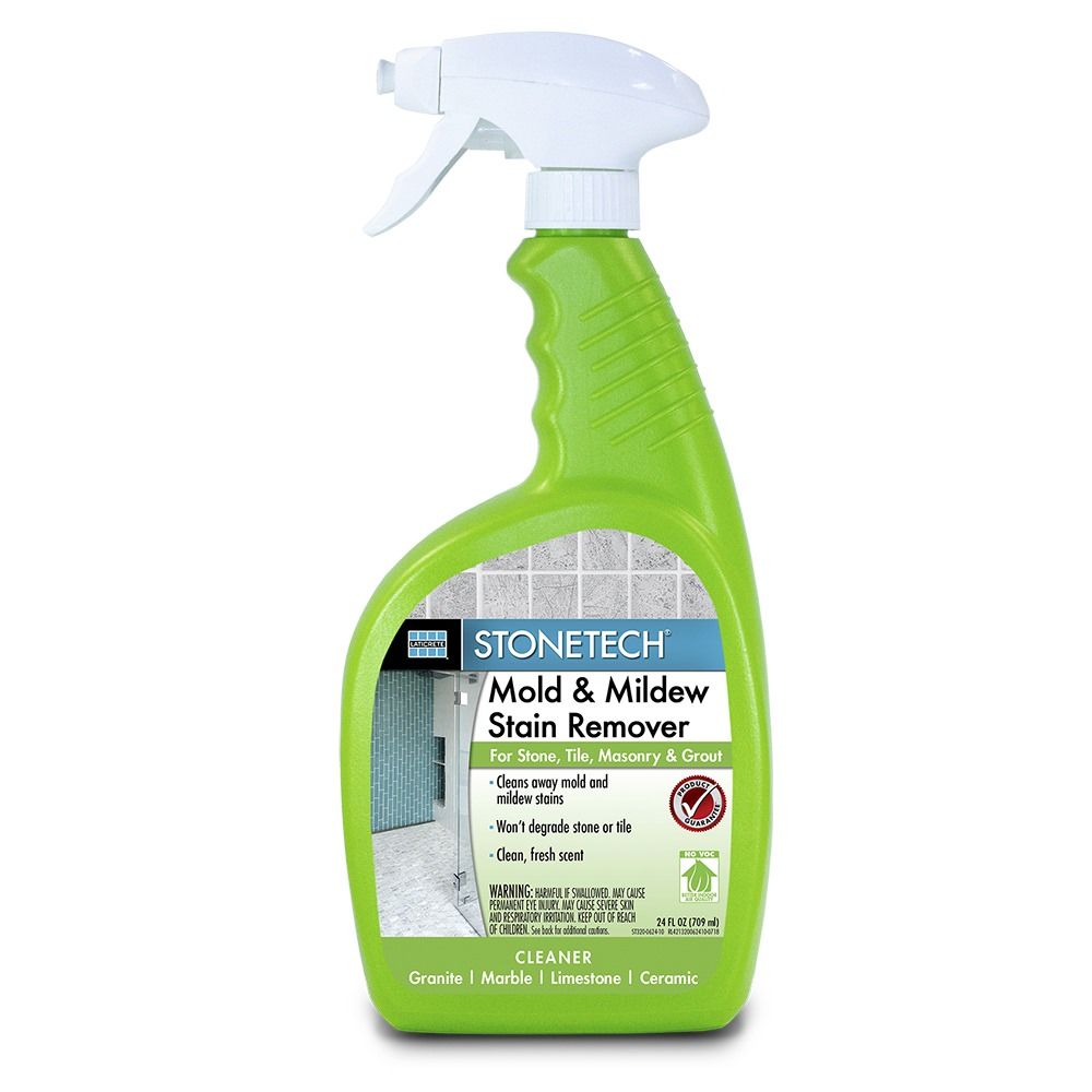 STONETECH Mold & Mildew Stain Remover, Cleaner for Natural Stone, 24-Ounce  (.710L) Spray Bottle, 2-pack