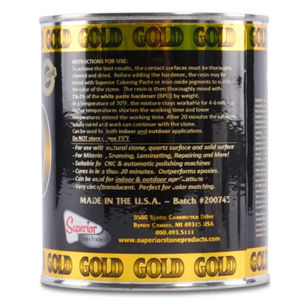 Superior Adhesives Gold GV-5 Knife-Grade Adhesive - Quart