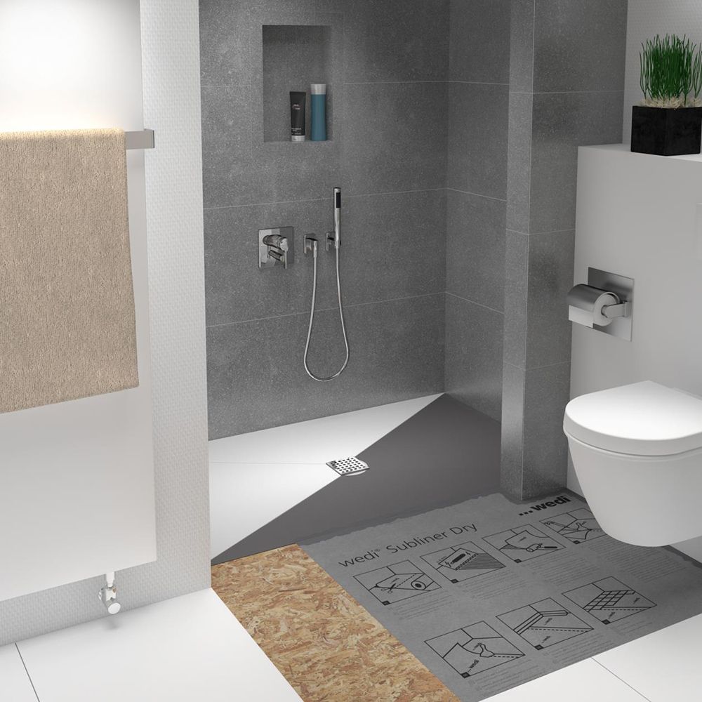 Wedi shower system with bench sales