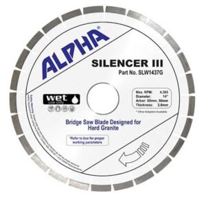 Alpha Silencer III Blade - Hard Granite - 14" - 16" - 18"