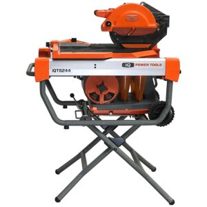 IQ Power Tools 10" Dry-Cut Tile Saw - iQTS244 W/ Stand & Blade