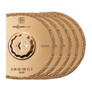 Fein Segmented Carbide Grout Removal Blade - 3-17/32" x 3/32" Pack of 5