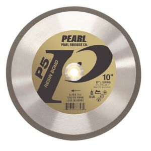 Pearl Abrasive P5 Resin Bond Glass Tile Blade - 10" DTL10RBG