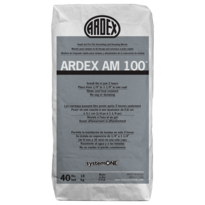 Ardex AM 100 Pre-Tile Ramping and Smoothing Mortar
