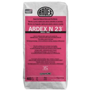 Ardex N 23 MICROTEC Rapid Set Natural Stone and Tile Mortar - White