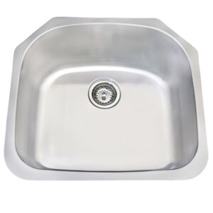 Amerisink Deluxe AS103 Undermount Stainless Steel Sink 22.8" x 20.67" x 9"