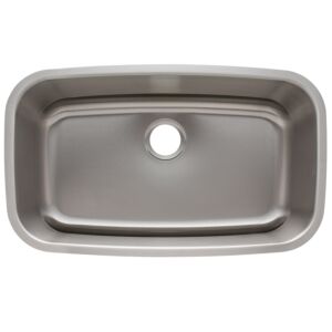 Amerisink Deluxe AS1129 Undermount Stainless Steel Sink 31" x 18" x 9"