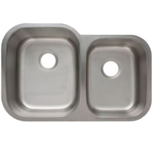 Amerisink Economy AS120 Undermount Stainless Steel Sink 32" x 21" x 9"/7"