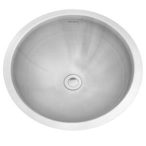 Amerisink Builder AS201 Undermount Stainless Steel Sink 17.5" Diameter x 7"