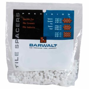 Barwalt Precision Tile T-Spacers - 1/4" Thin - Bag of 100