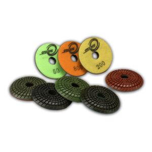 Diamax Cyclone 3" Convex Wet Polishing Pads