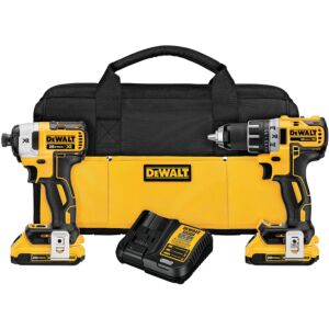 Dewalt DCK283D2 20V MAX XR Brushless Cordless Compact Drill / Driver and Impact Driver Combo Kit